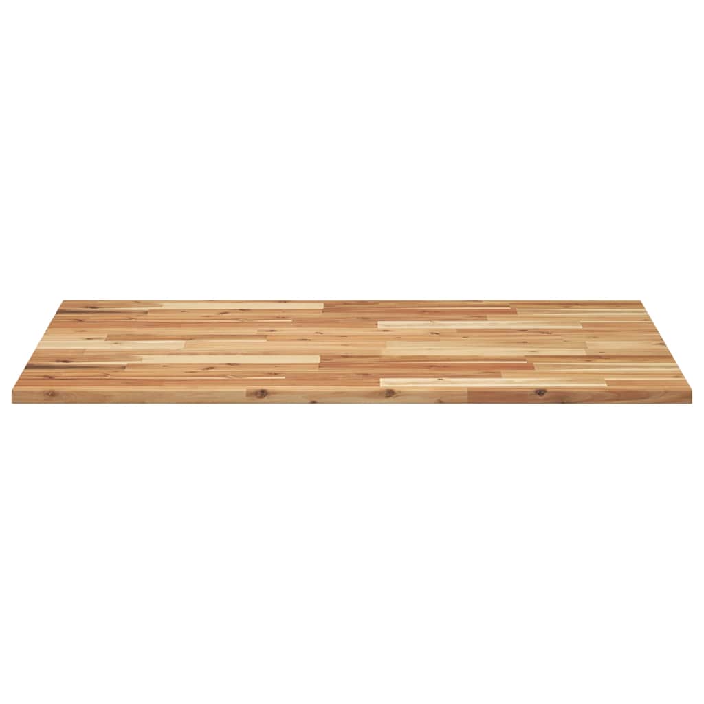 bordplade 100x70x2 cm rektangulær massivt akacietræ