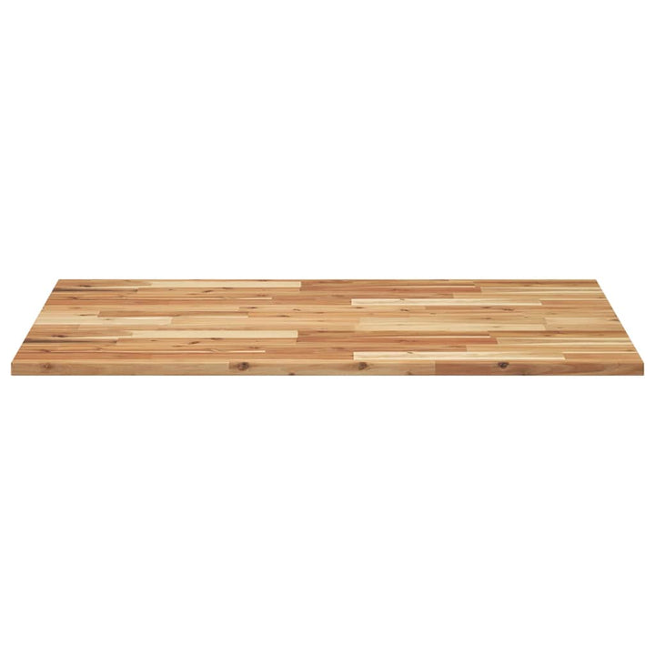 bordplade 100x70x2 cm rektangulær massivt akacietræ