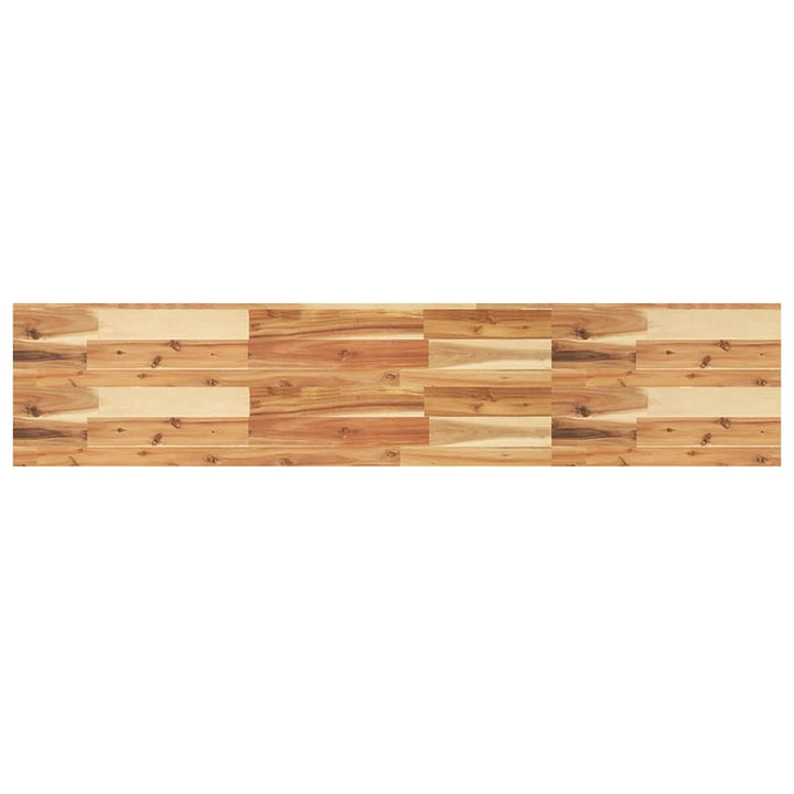bordplade 120x30x4 cm rektangulær massivt akacietræ