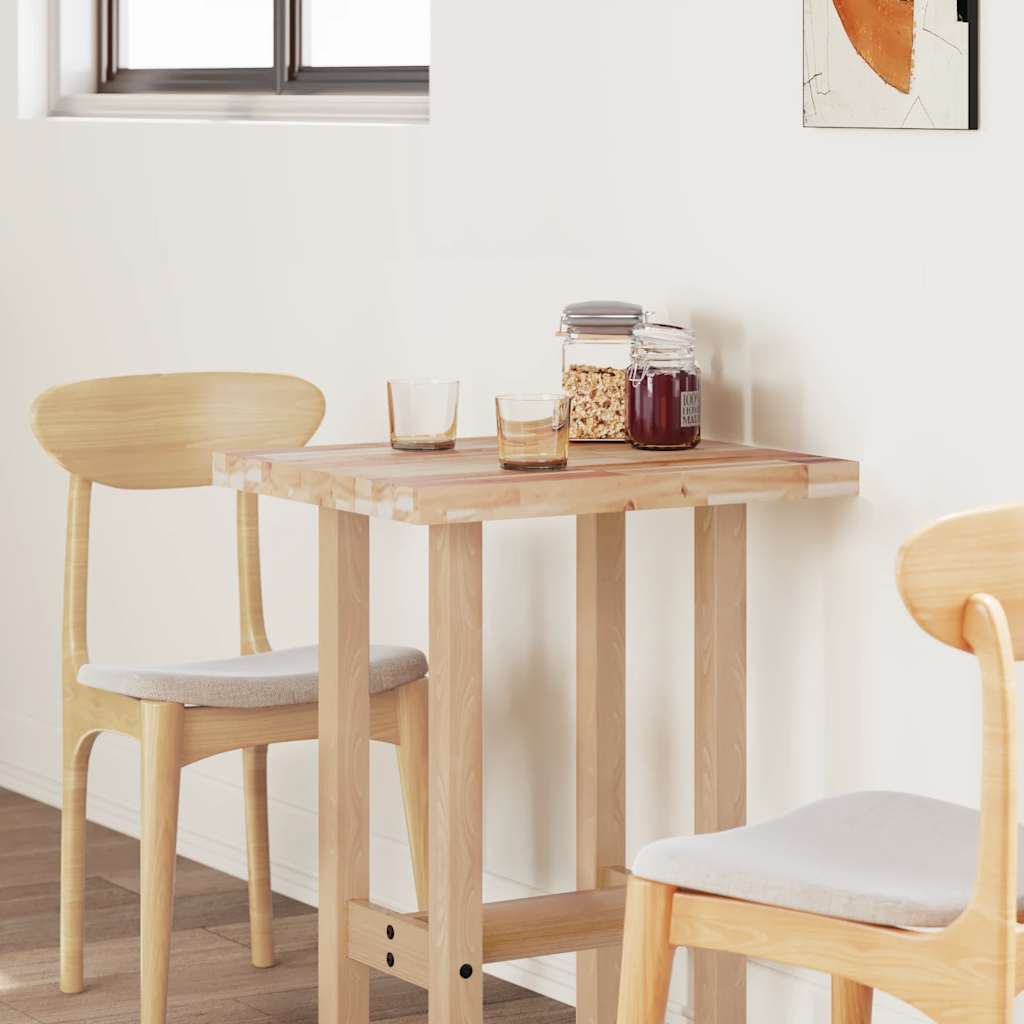 bordplade 60x50x4 cm rektangulær massivt akacietræ