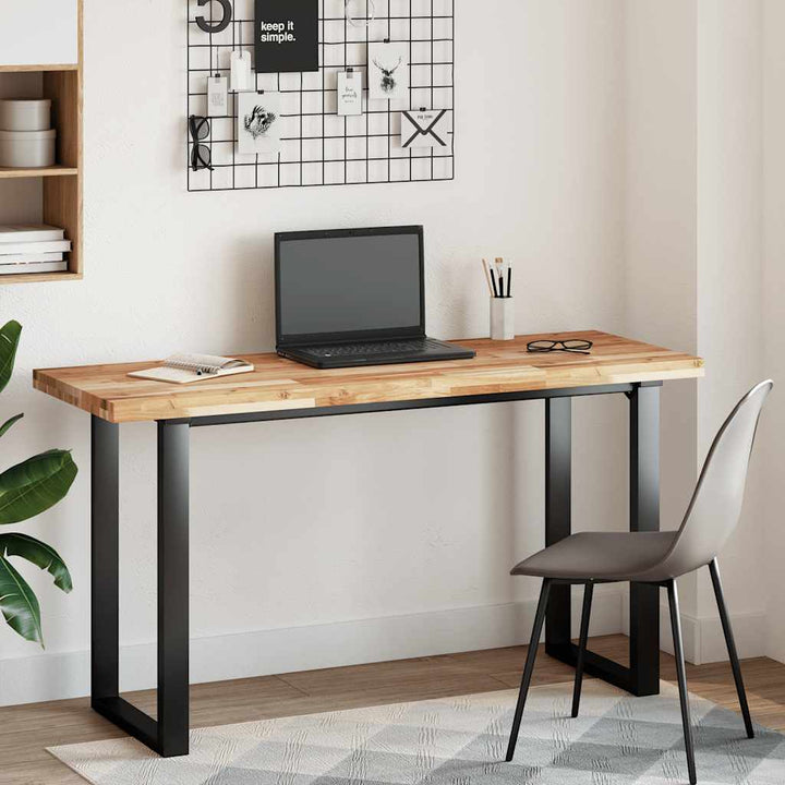 bordplade 120x50x4 cm rektangulær massivt akacietræ