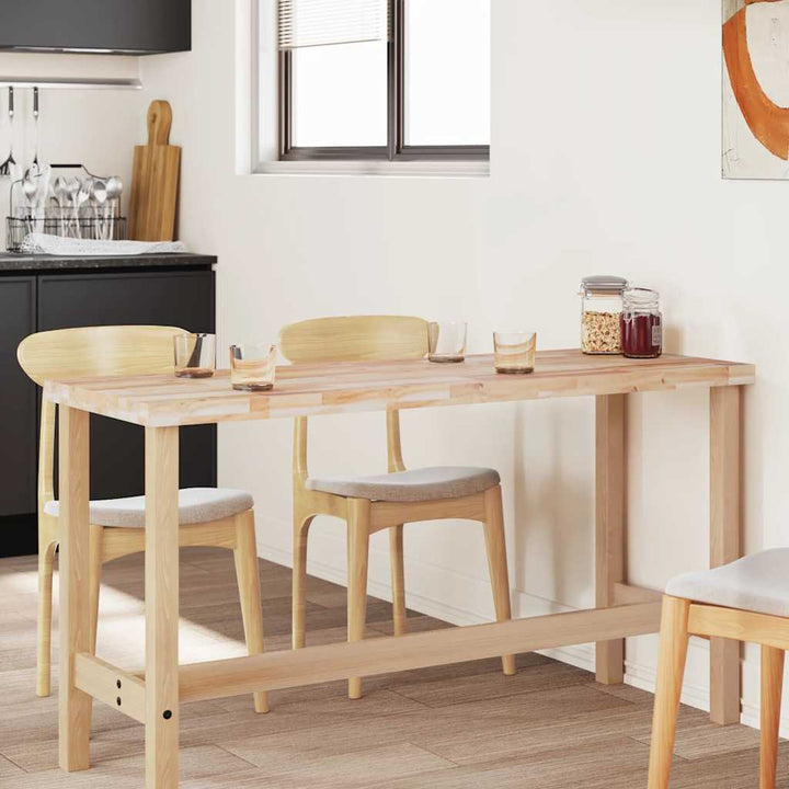 bordplade 160x50x4 cm rektangulær massivt akacietræ