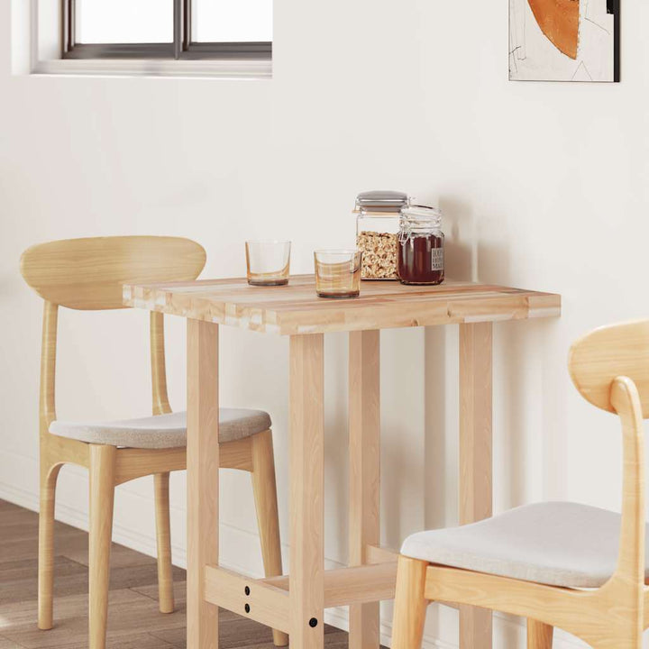 bordplade 80x60x4 cm rektangulær massivt akacietræ