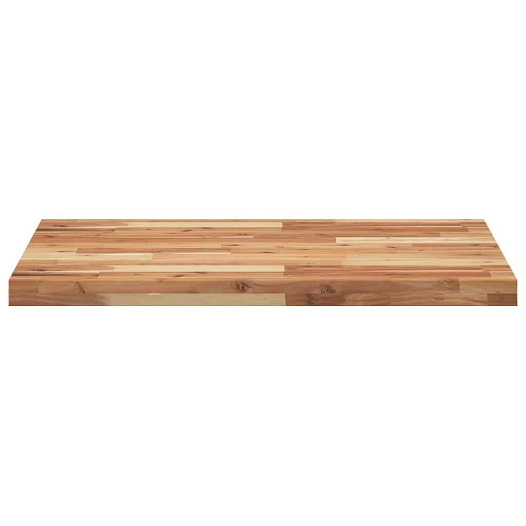 bordplade 80x60x4 cm rektangulær massivt akacietræ