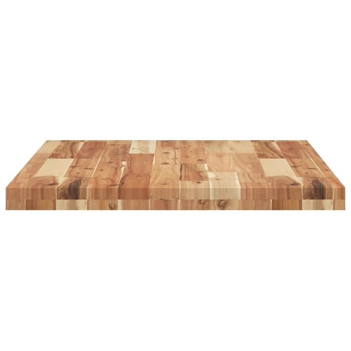 bordplade 80x60x4 cm rektangulær massivt akacietræ