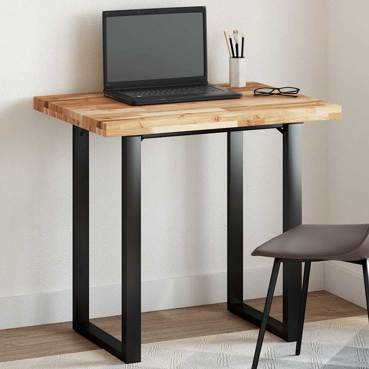 bordplade 100x60x4 cm rektangulær massivt akacietræ