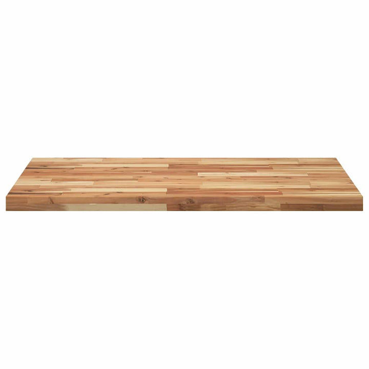 bordplade 80x70x4 cm rektangulær massivt akacietræ