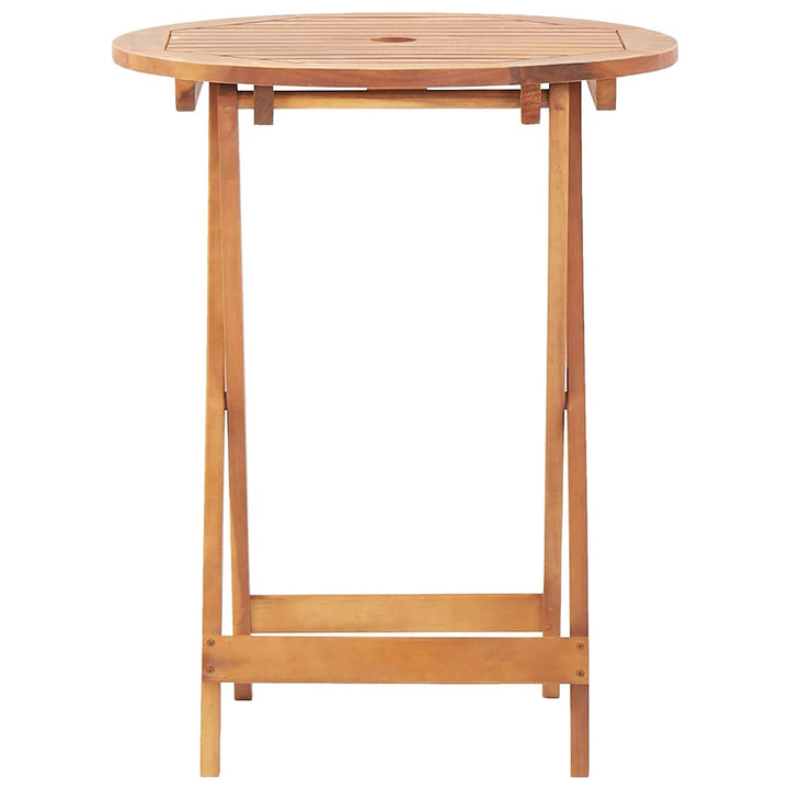 bistrosæt 3 dele polyrattan og massivt træ sort