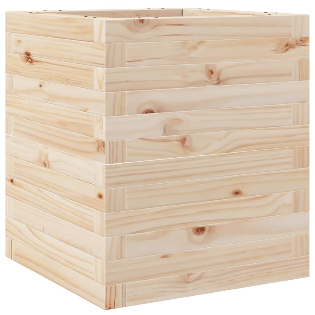 plantekasse 40x40x46 cm massivt fyrretræ