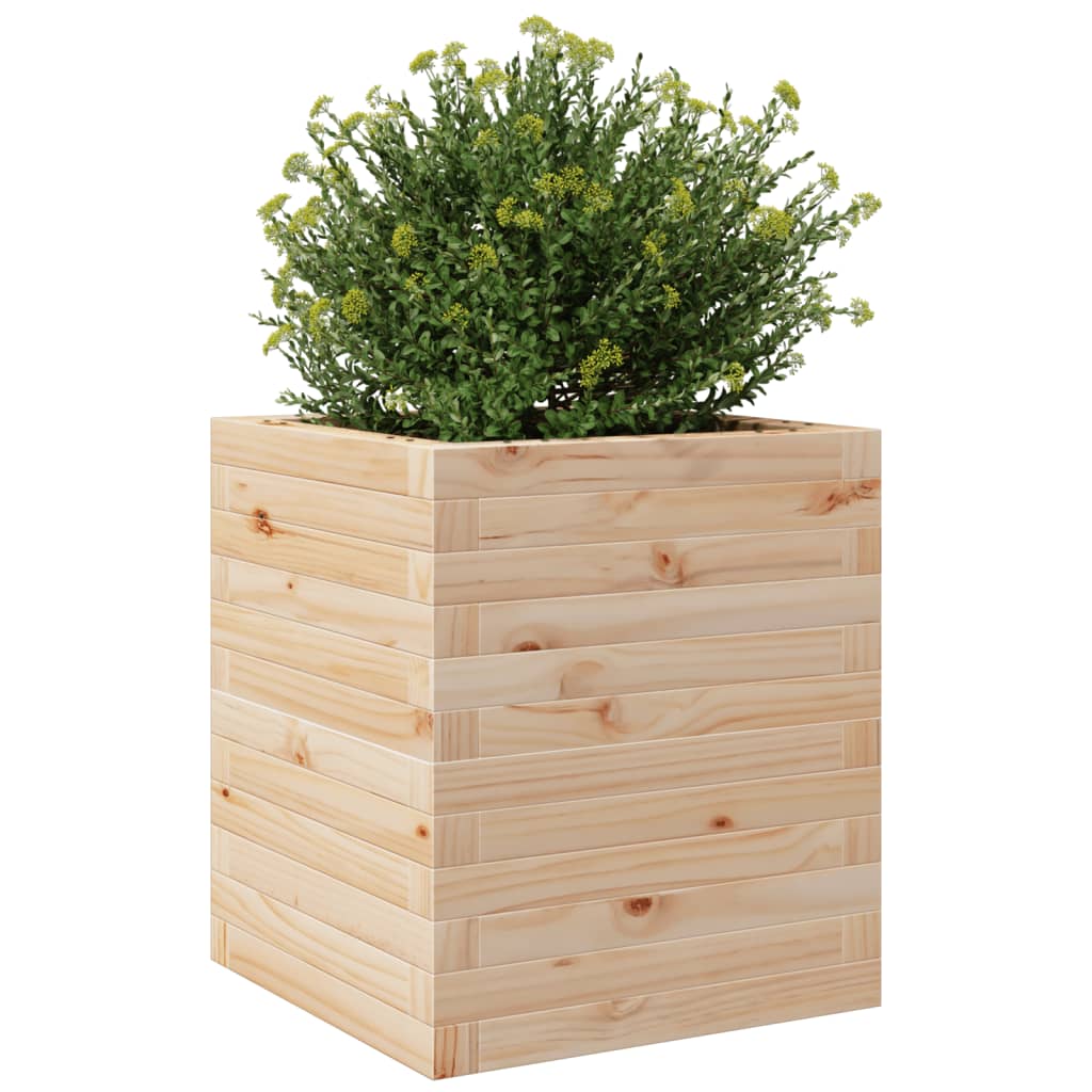 plantekasse 40x40x46 cm massivt fyrretræ