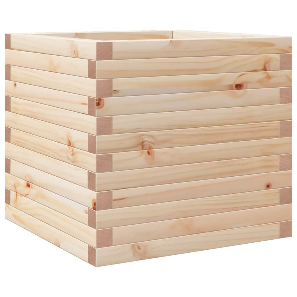 plantekasse 50x50x46 cm massivt fyrretræ