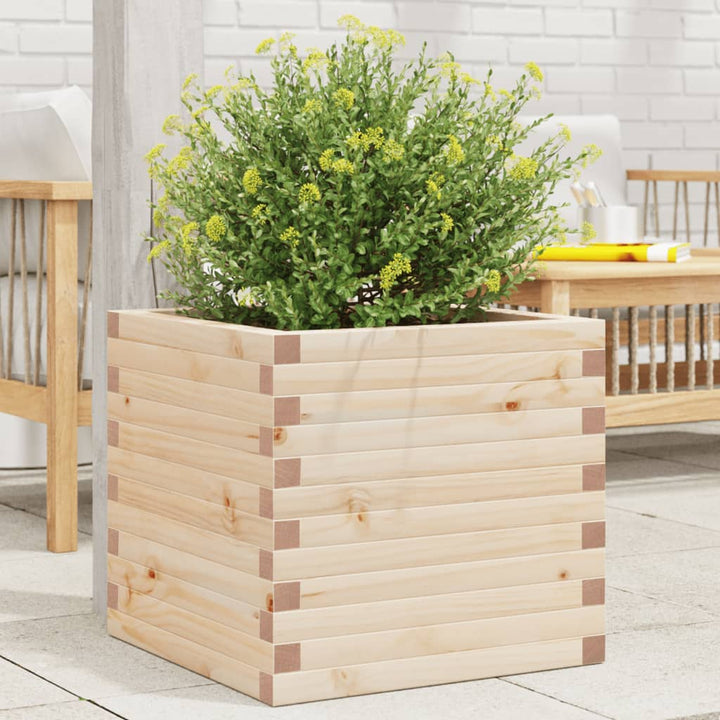 plantekasse 50x50x46 cm massivt fyrretræ