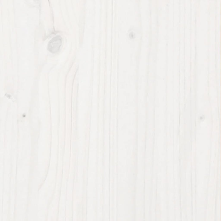 plantekasse 60x60x46 cm massivt fyrretræ hvid