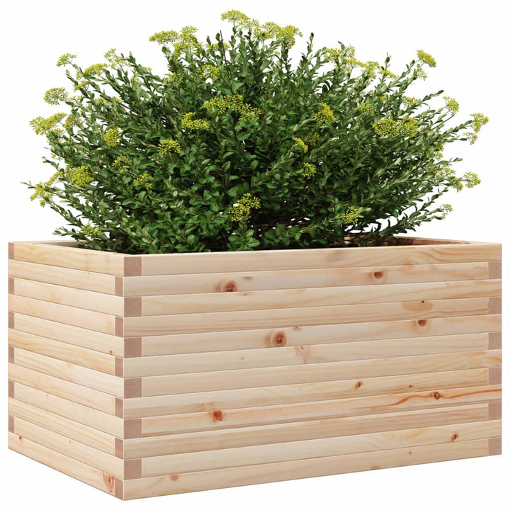 plantekasse 90x60x46 cm massivt fyrretræ