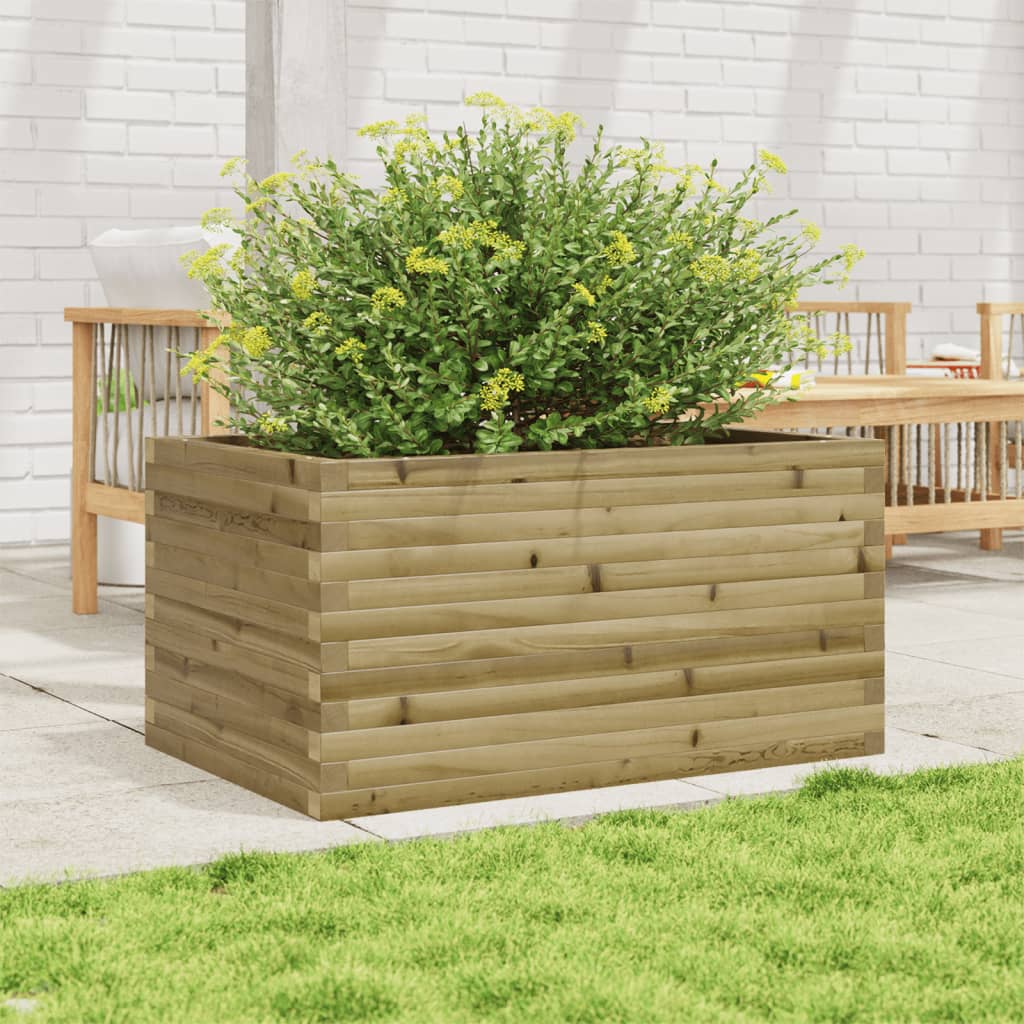 plantekasse 90x60x46 cm imprægneret fyrretræ