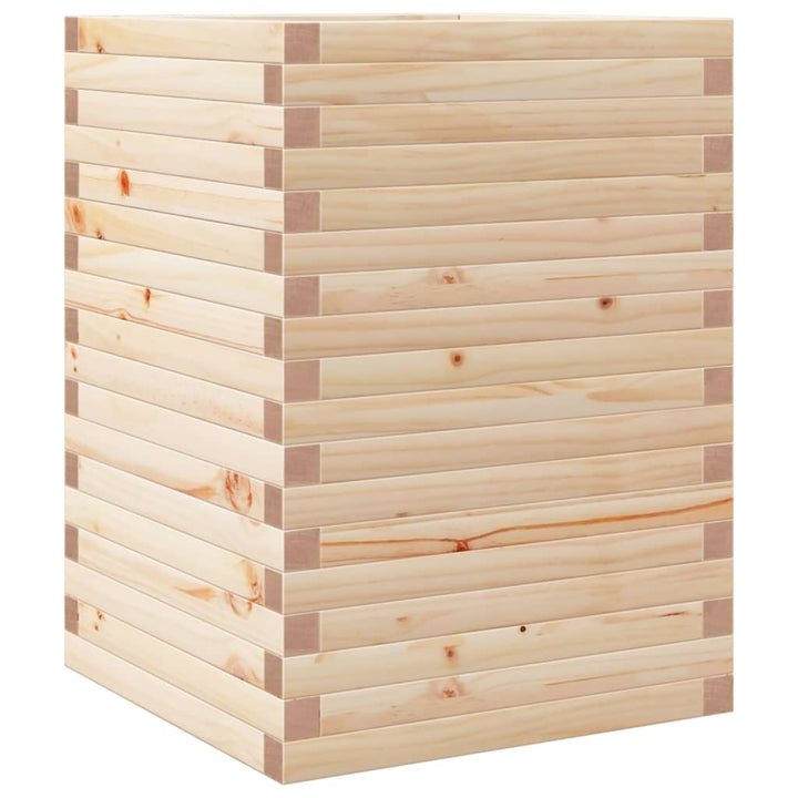 plantekasse 50x50x68,5 cm massivt fyrretræ