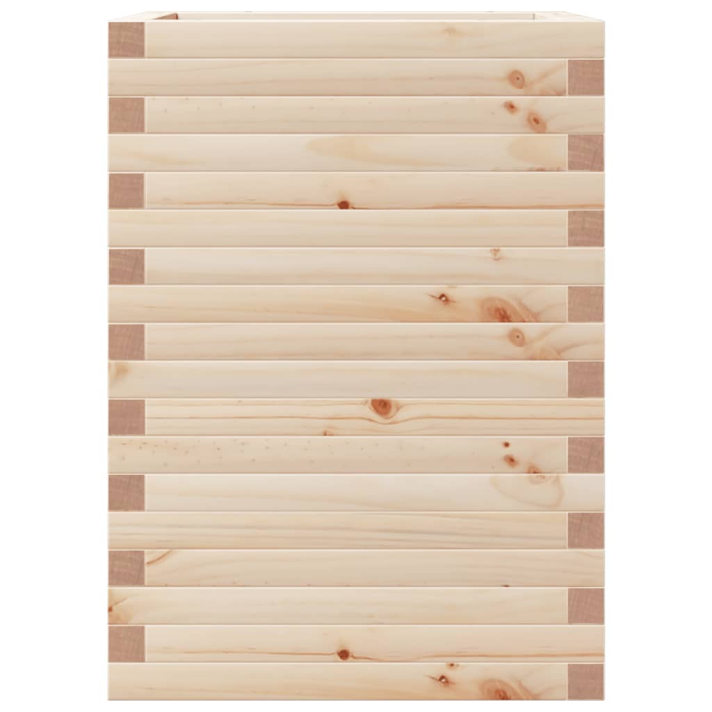 plantekasse 50x50x68,5 cm massivt fyrretræ