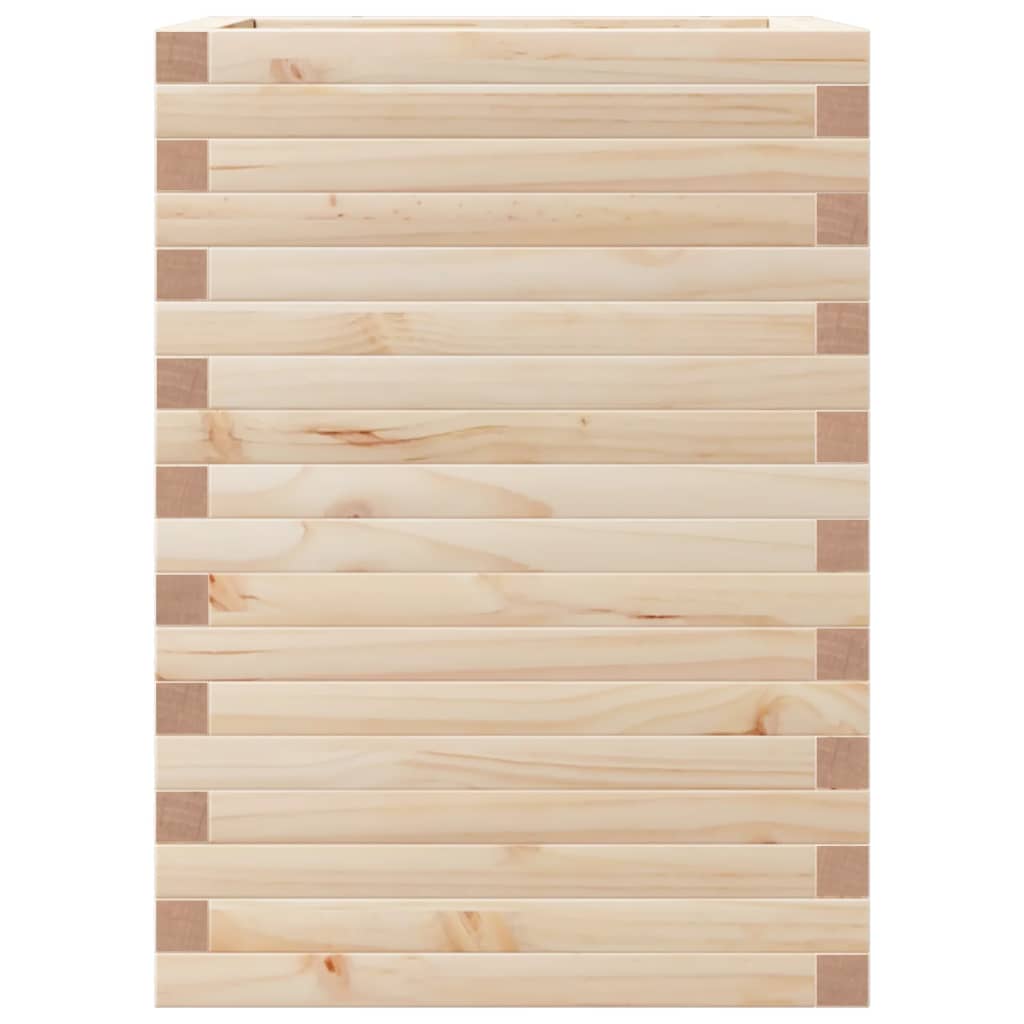 plantekasse 50x50x68,5 cm massivt fyrretræ