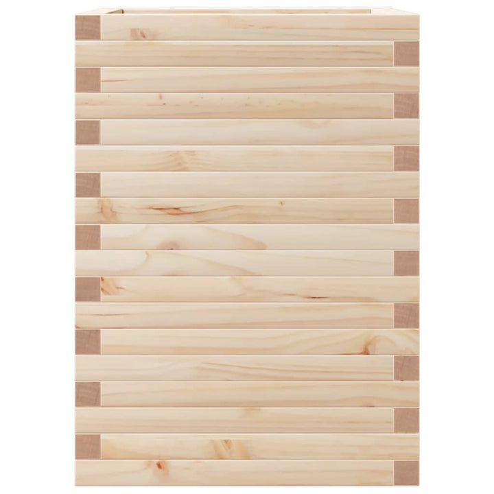 plantekasse 50x50x68,5 cm massivt fyrretræ