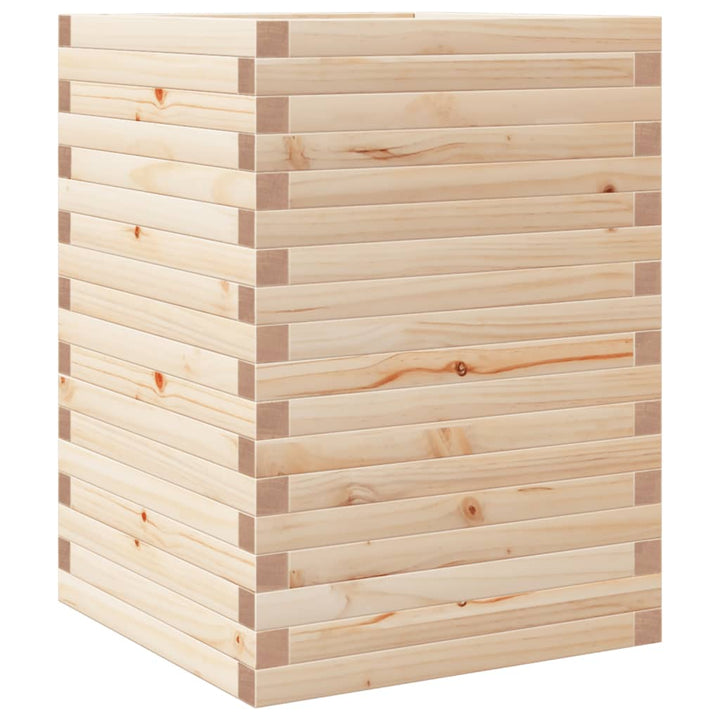 plantekasse 50x50x68,5 cm massivt fyrretræ