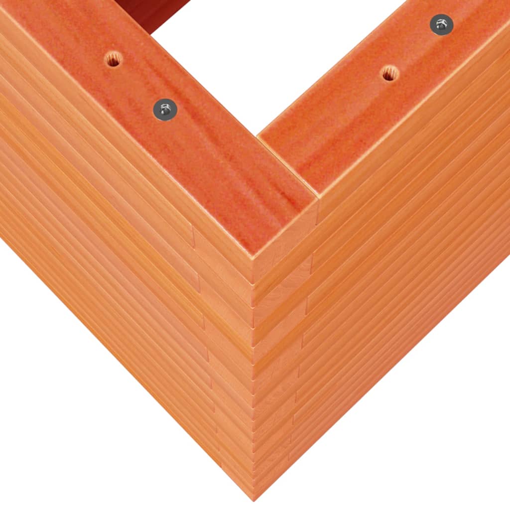 plantekasse 90x40x68,5 cm massivt fyrretræ gyldenbrun