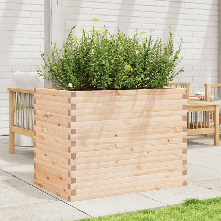 plantekasse 90x60x68,5 cm massivt fyrretræ