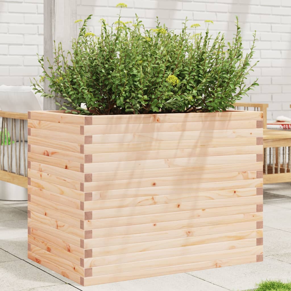 plantekasse 90x60x68,5 cm massivt fyrretræ