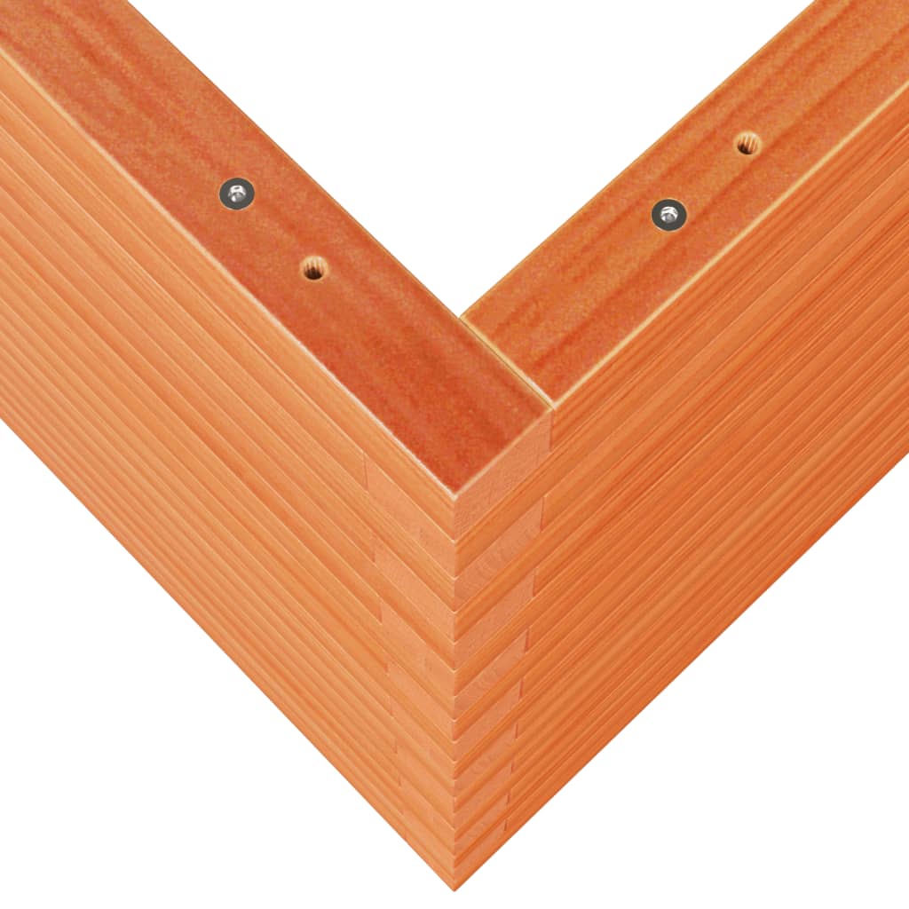 plantekasse 110x60x68,5 cm massivt fyrretræ gyldenbrun