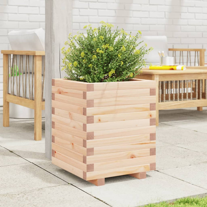 plantekasse 40x40x49,5 cm massivt fyrretræ