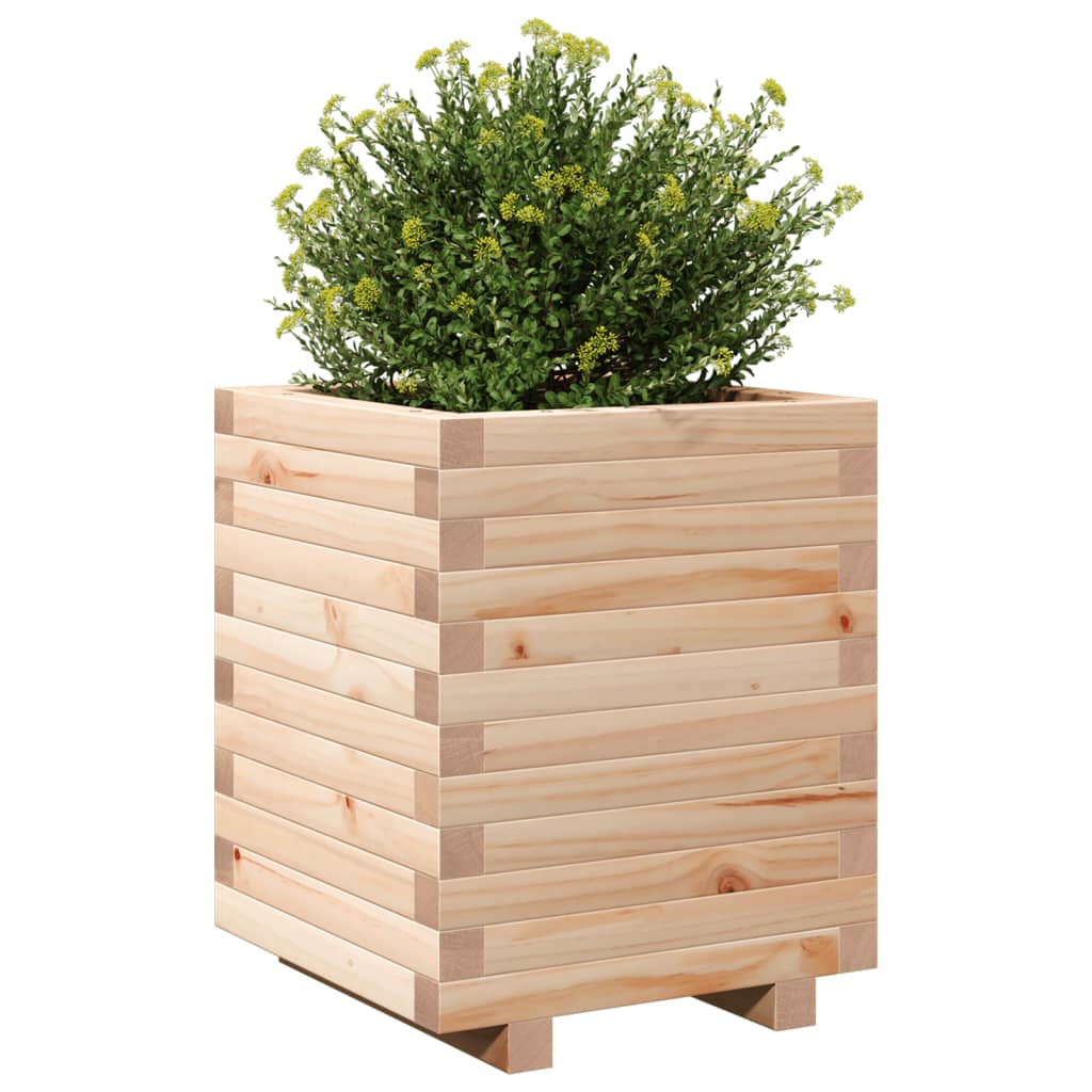 plantekasse 40x40x49,5 cm massivt fyrretræ