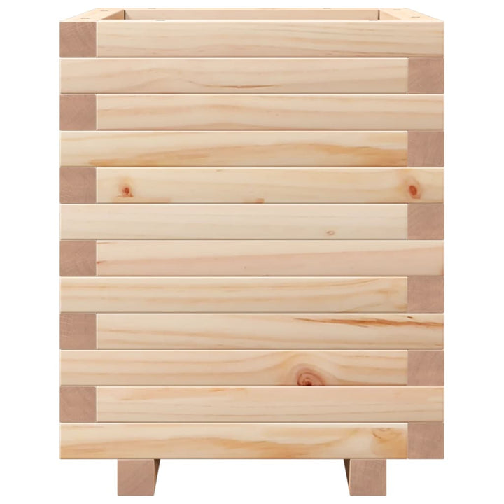 plantekasse 40x40x49,5 cm massivt fyrretræ