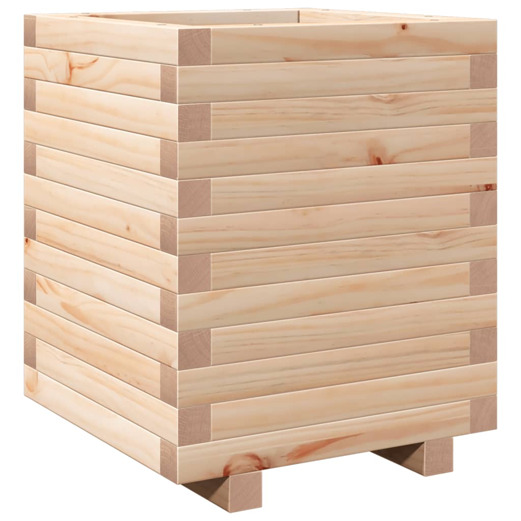 plantekasse 40x40x49,5 cm massivt fyrretræ