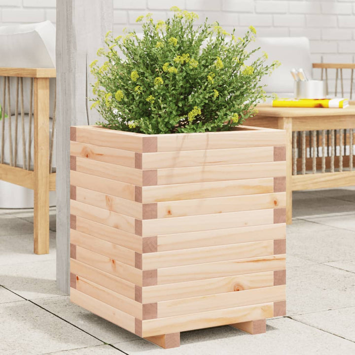 plantekasse 40x40x49,5 cm massivt fyrretræ
