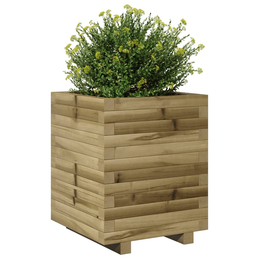 plantekasse 40x40x49,5 cm imprægneret fyrretræ