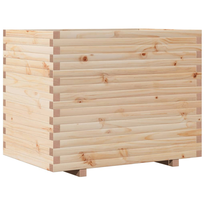 plantekasse 90x60x72,5 cm massivt fyrretræ