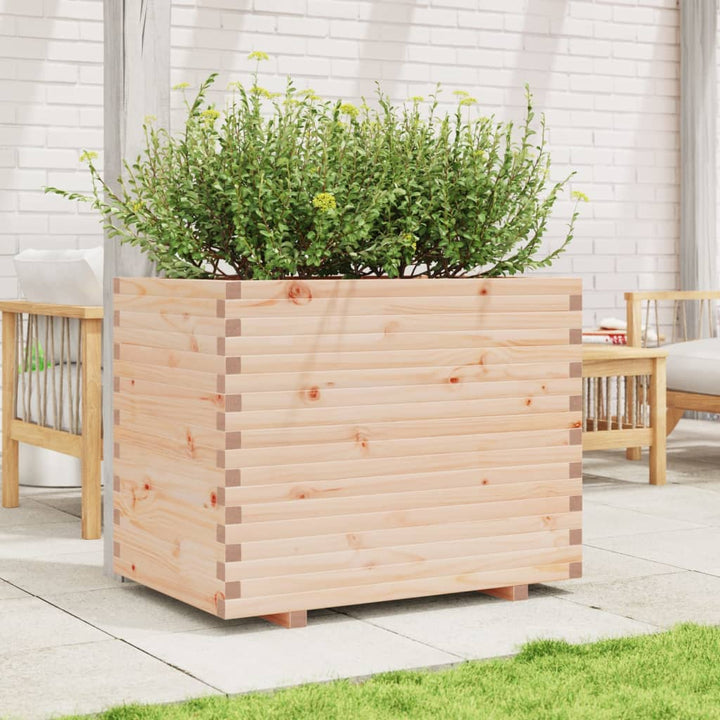 plantekasse 90x60x72,5 cm massivt fyrretræ