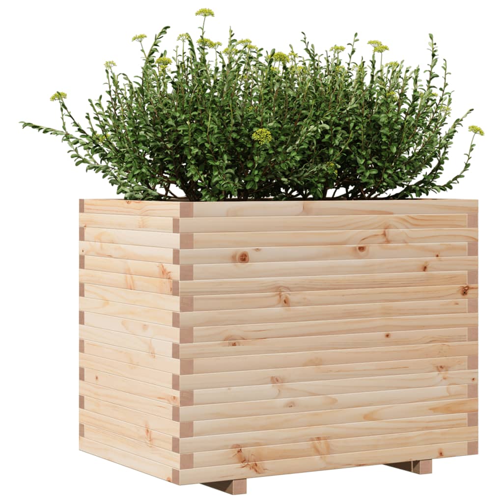 plantekasse 90x60x72,5 cm massivt fyrretræ