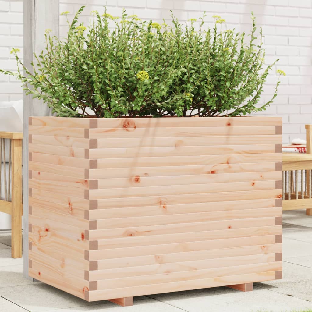 plantekasse 90x60x72,5 cm massivt fyrretræ