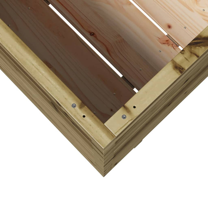 plantekasse 90x60x72 cm imprægneret fyrretræ