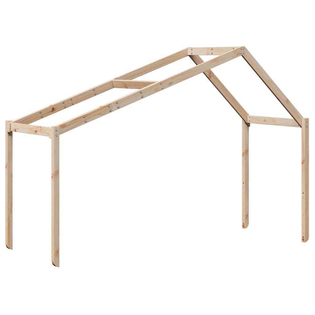 køjeseng uden madras 90x200 cm massivt fyrretræ