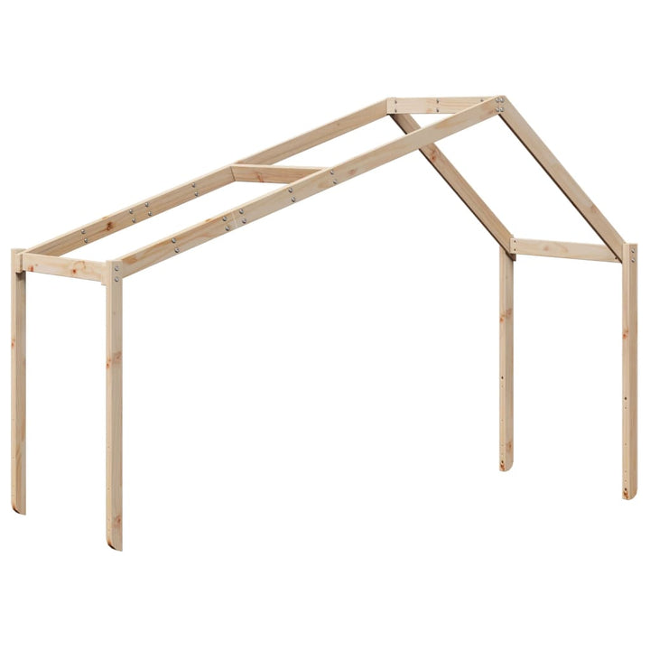 køjeseng uden madras 90x200 cm massivt fyrretræ