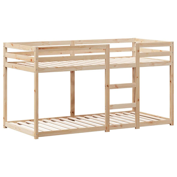 køjeseng uden madras 90x200 cm massivt fyrretræ
