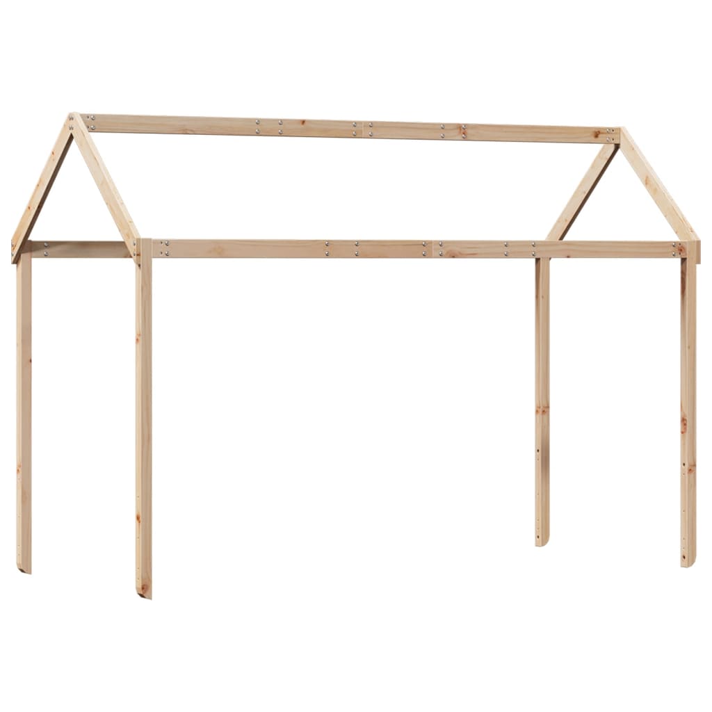 køjeseng uden madras 90x190 cm massivt fyrretræ