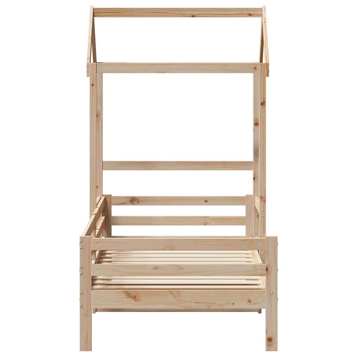 daybed med tag 80x200 cm massivt fyrretræ
