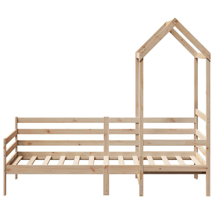 daybed med tag 80x200 cm massivt fyrretræ