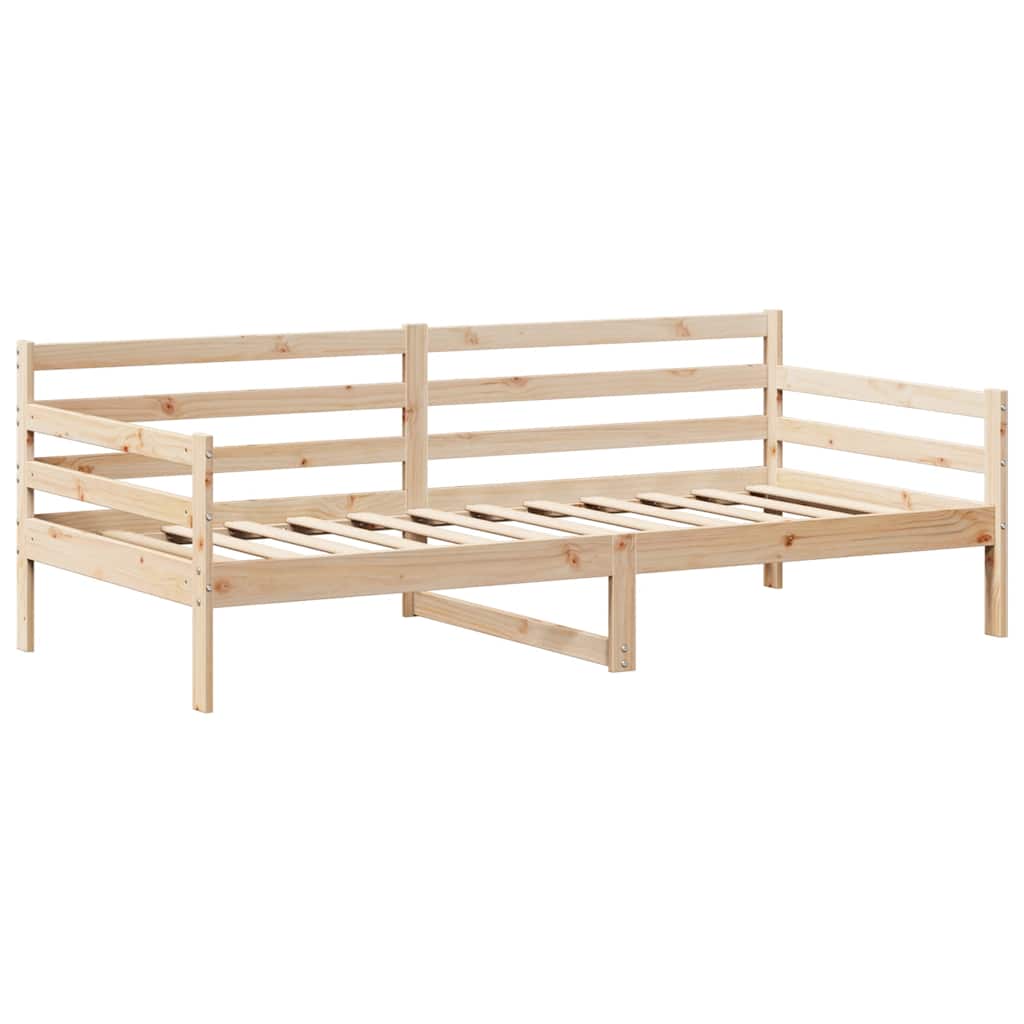 daybed med tag 80x200 cm massivt fyrretræ