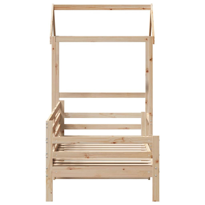 daybed med tag 80x200 cm massivt fyrretræ