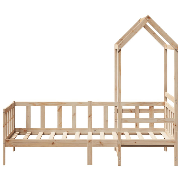 daybed med tag 80x200 cm massivt fyrretræ