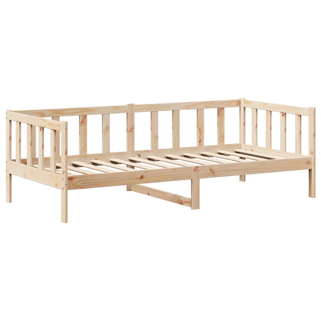 daybed med tag 80x200 cm massivt fyrretræ