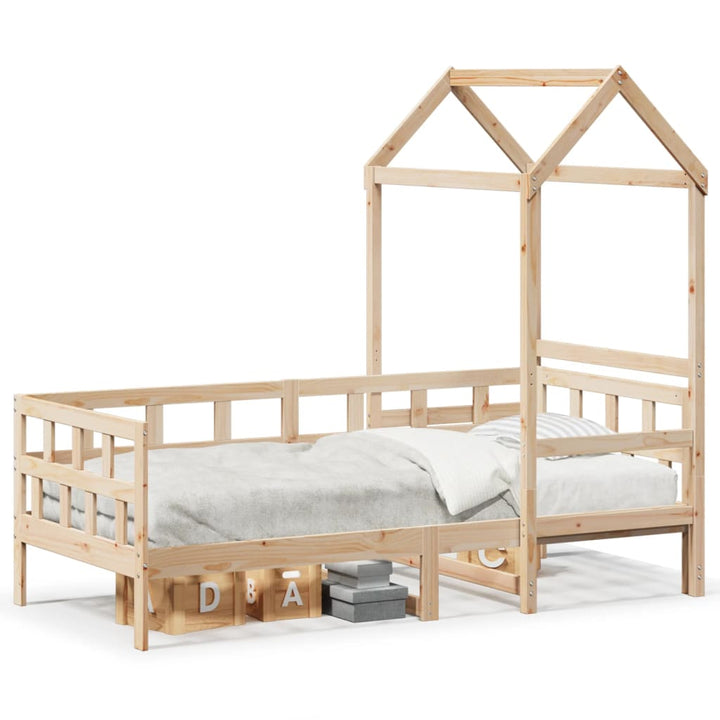 daybed med tag 80x200 cm massivt fyrretræ